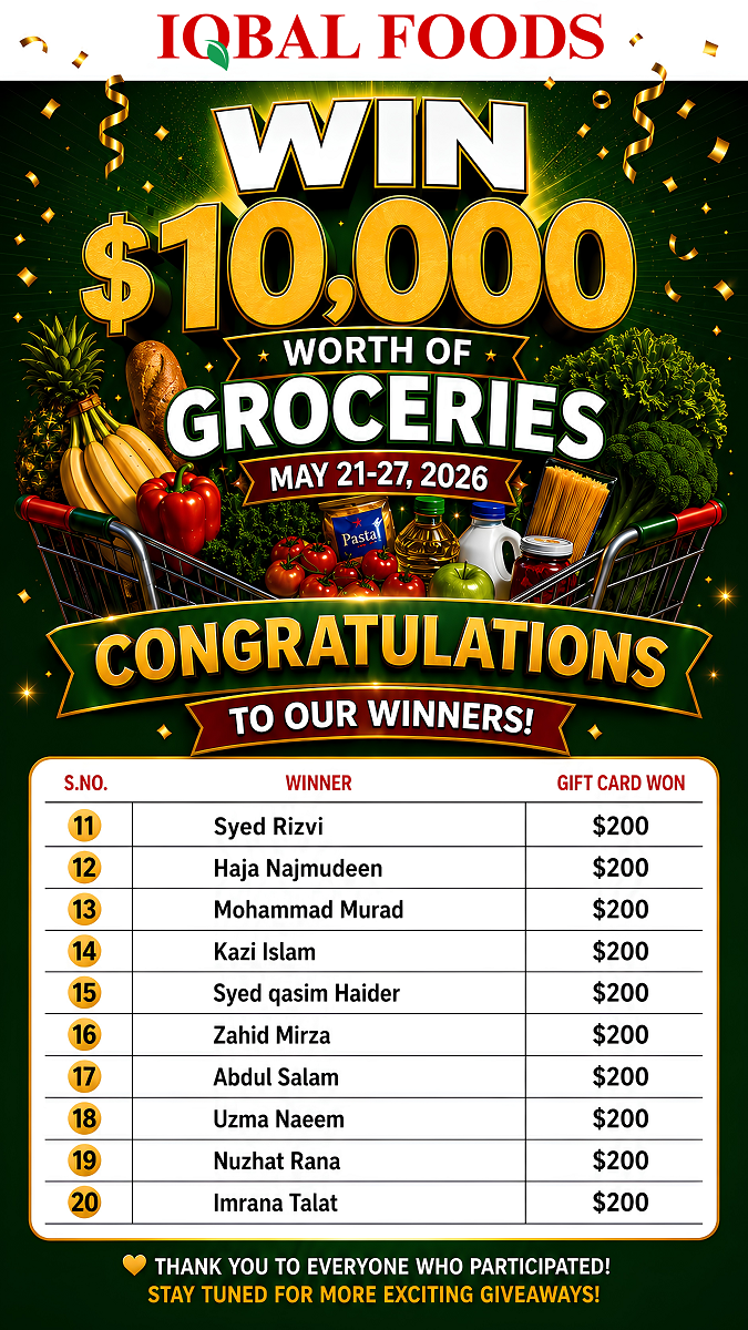 Iqbal Foods raffle winners list 2